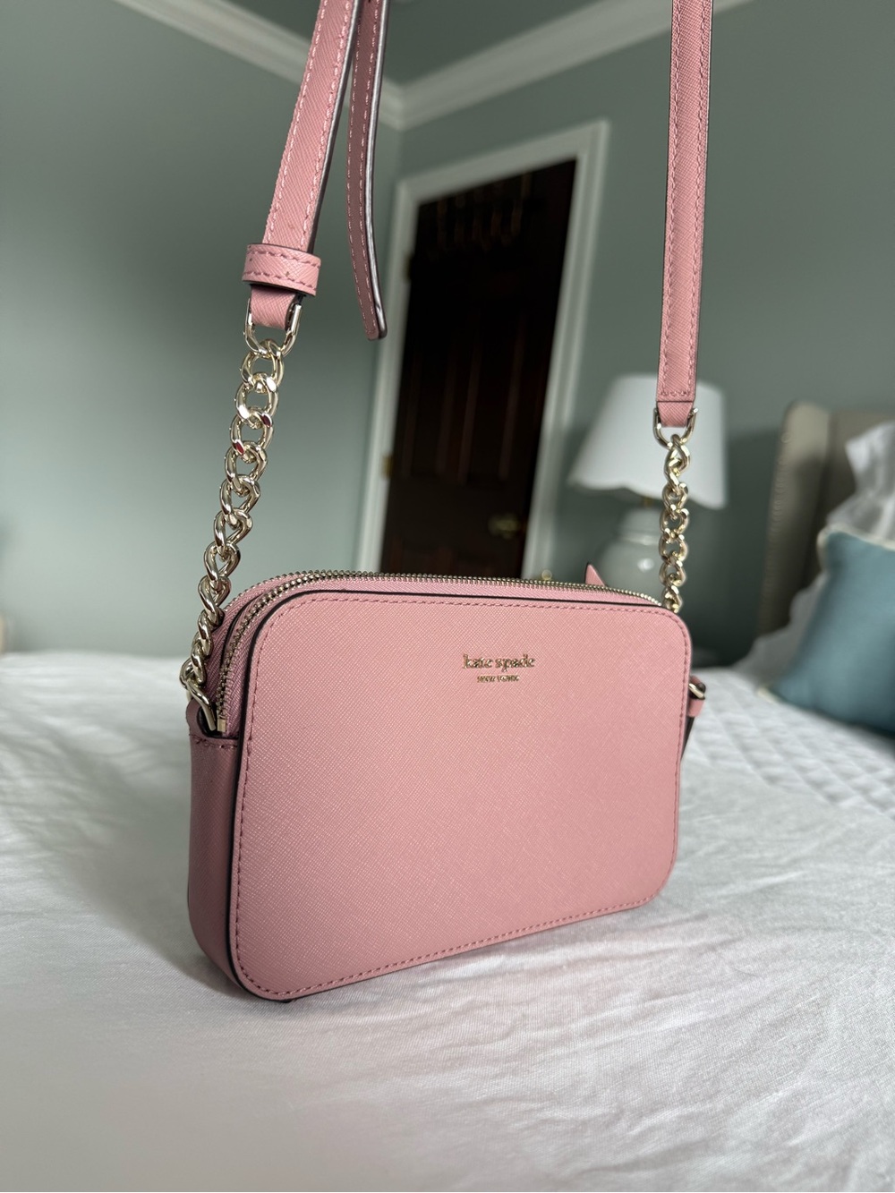 Dusty Pink Kate Spade Crossbody Un-used - Picture 3 of 5